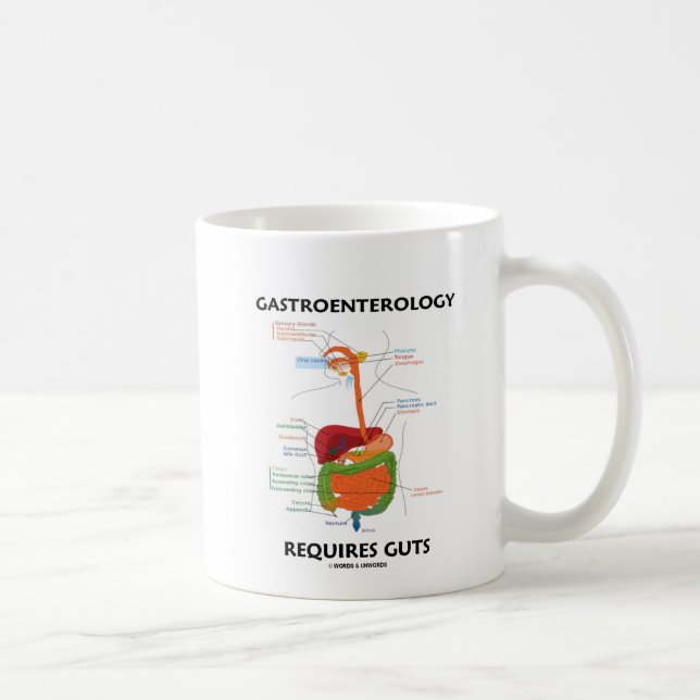 Mug La gastroentérologie exige des entrailles (Droite)
