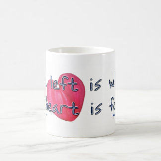 Mug La gauche est où le coeur est
