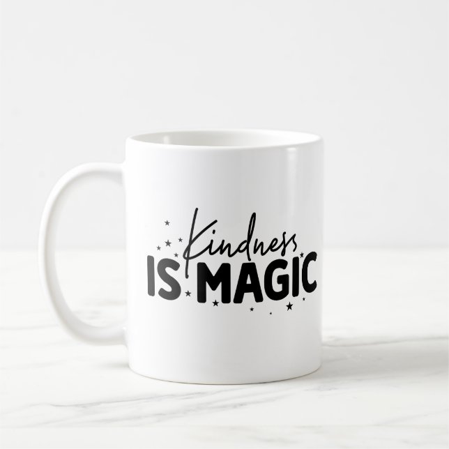 Mug La gentillesse branchée est magique (Gauche)
