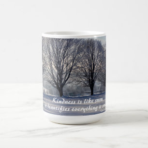 Mug La gentillesse est comme la neige - Citation de Ka