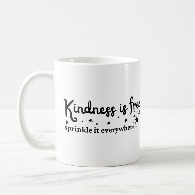 Mug La Gentillesse Est Gratuite Partout (Gauche)