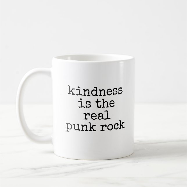 Mug La gentillesse est le vrai punk rock (Gauche)