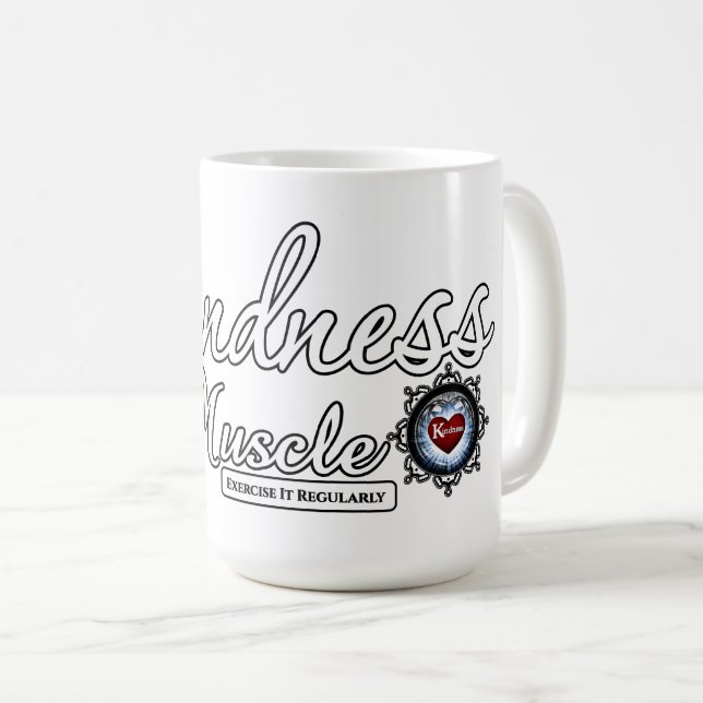 Mug La gentillesse Est Un Muscle (Devant droit)