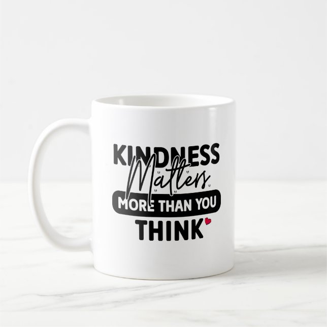 Mug La gentillesse moderne compte (Gauche)