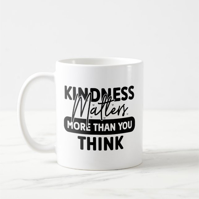 Mug La gentillesse moderne compte (Gauche)