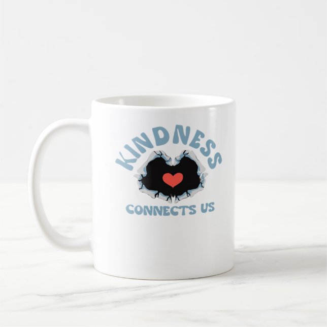 Mug La gentillesse nous connecte classique (Gauche)