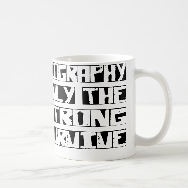 Mug La géographie survivent (Droite)