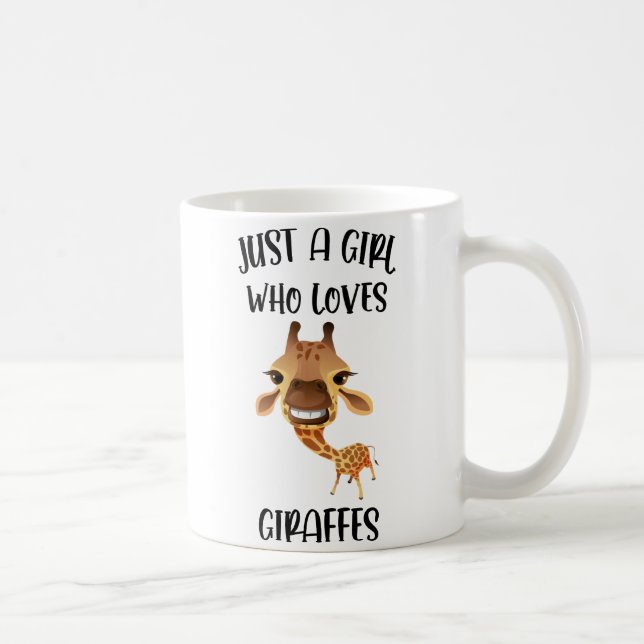 Mug La Girafe, Juste Une Fille Qui Aime Les Girafe (Droite)