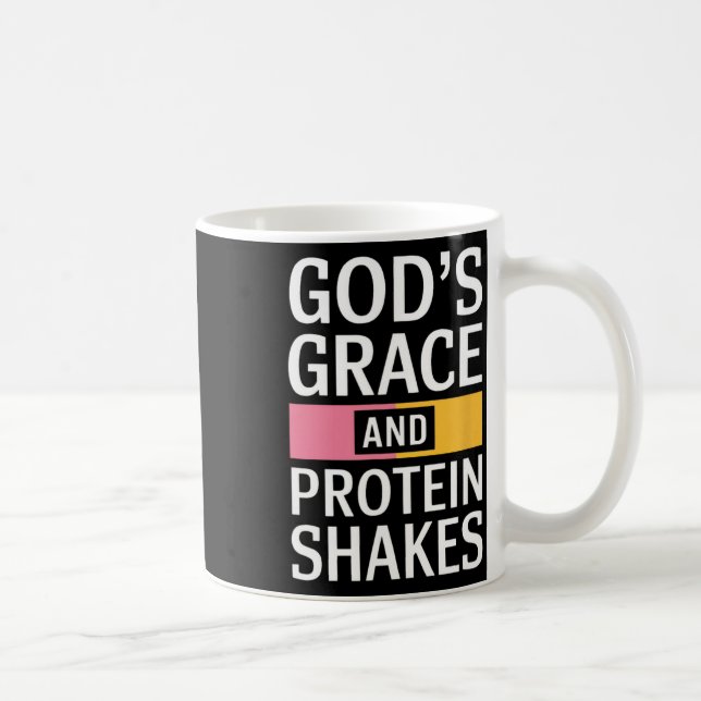 Mug La grâce de Dieu et les tremblements de protéines  (Droite)