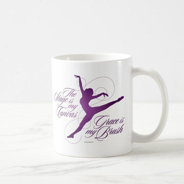 Mug La grâce est mon pinceau (Danse) (Droite)