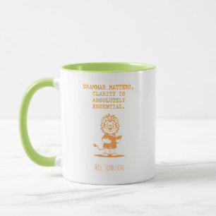 Mug La grammaire compte Clarté Essentielle Anglais
