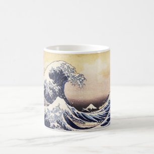 Mug La grande vague au large de Kanagawa Art japonais