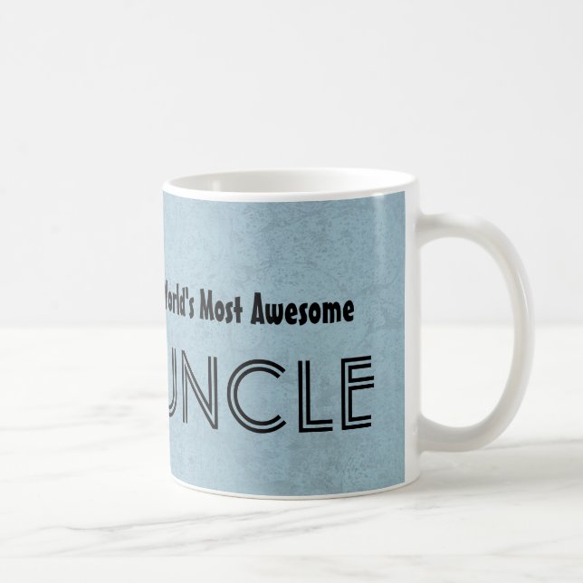 Mug La grunge de l'ONCLE la plus impressionnante bleu (Droite)