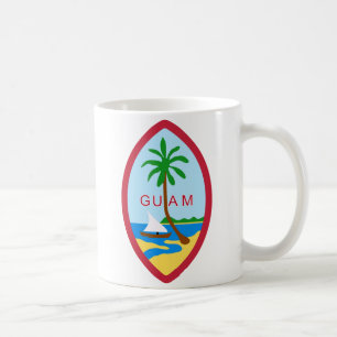 Mug La GUAM - emblème/drapeau/manteau des bras/symbol