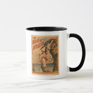 Mug La guerre de l'affiche théâtrale de richesse