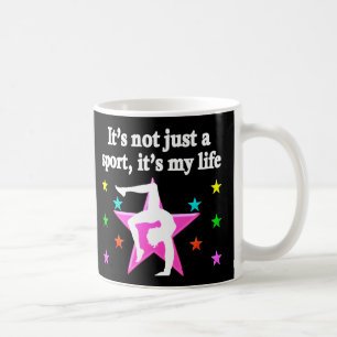 MUG LA GYMNASTIQUE ROSE JOLIE EST MA CONCEPTION DE VIE
