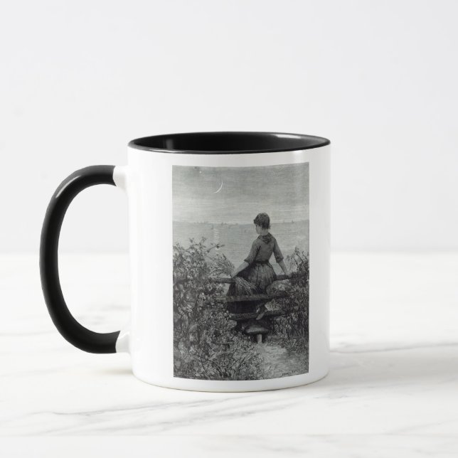 Mug La jeune fille de Fisher, de la "heure de (Gauche)