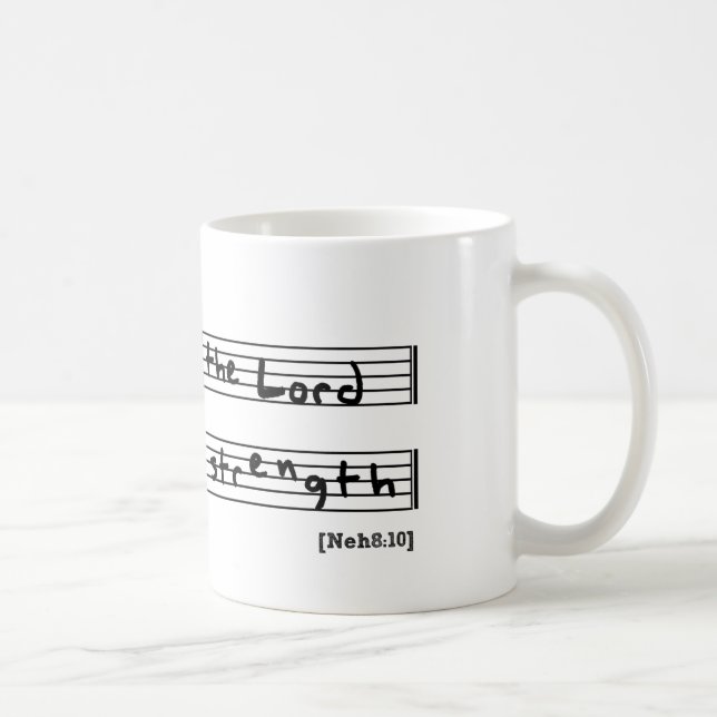 Mug La joie du seigneur est ma force (Droite)