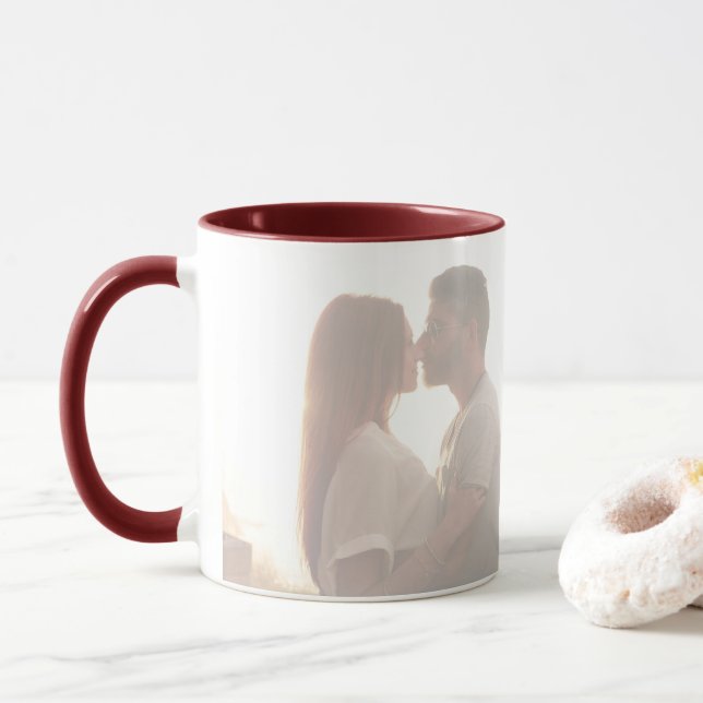 Mug La Journée du Baiser - Célébrons l'Amour Chaque Jo (Avec donut)
