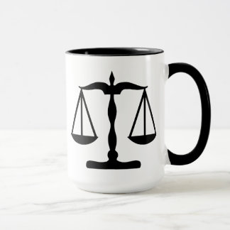 Mug La justice mesure le noir de ~