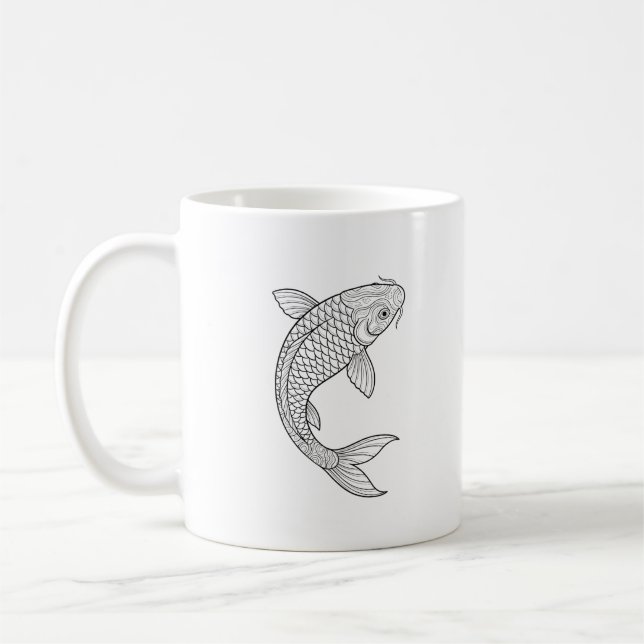 Mug La lame de Koi (Gauche)