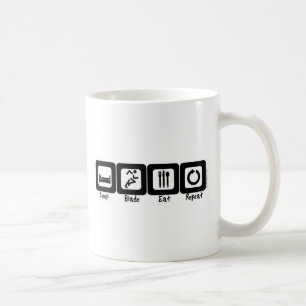 Mug La lame de sommeil mangent la répétition