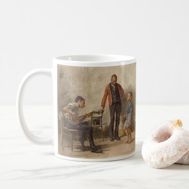 Mug La leçon de danse par Thomas Eakins (Avec donut)