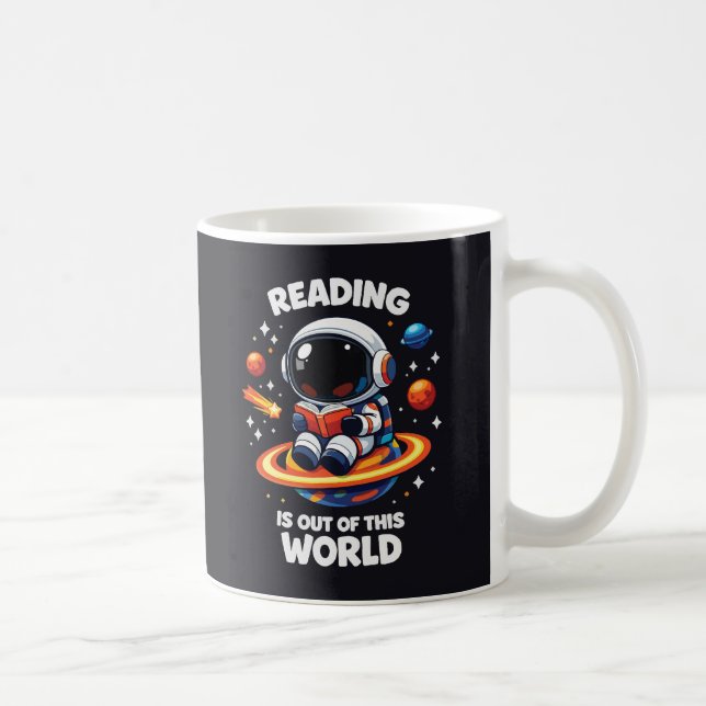 Mug La lecture est hors de ce monde (Droite)