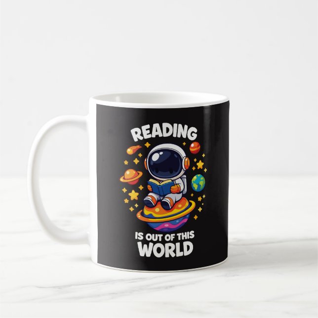 Mug La lecture est hors de ce monde (Gauche)