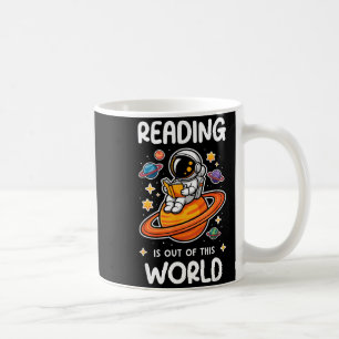 Mug La lecture est hors de ce monde livre d'espace d'a