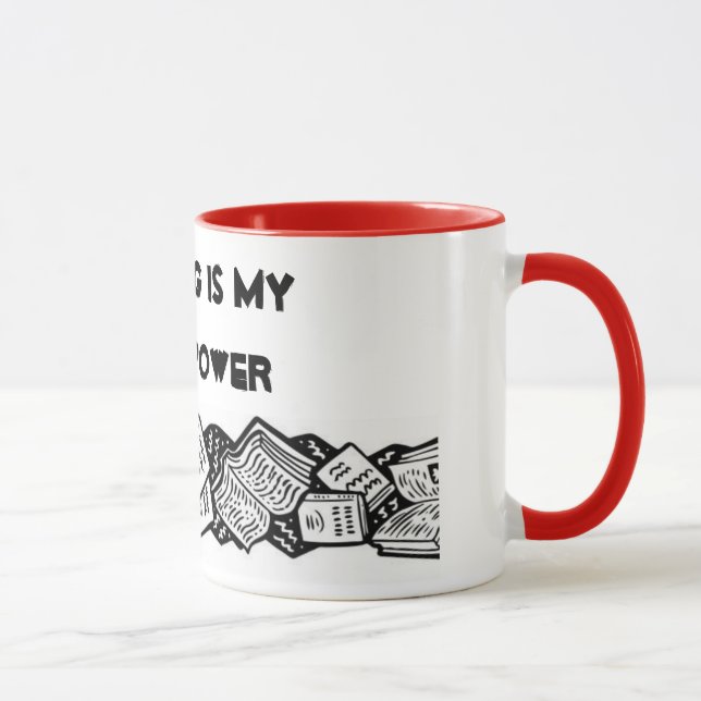 Mug La lecture est ma superpuissance (Droite)