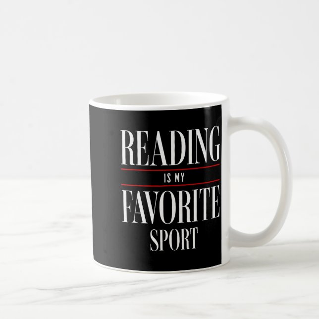 Mug La lecture est mon livre préféré Srt amateur de li (Droite)