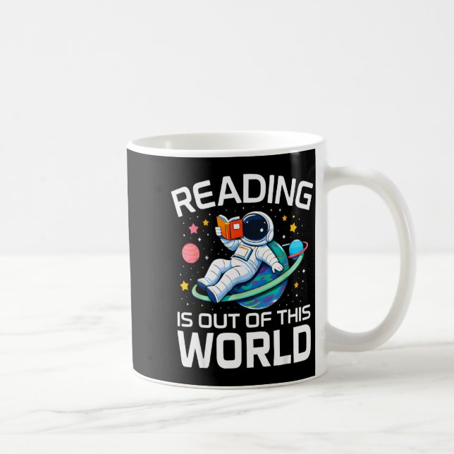 Mug La lecture est un astronaute spatial hors de ce mo (Droite)