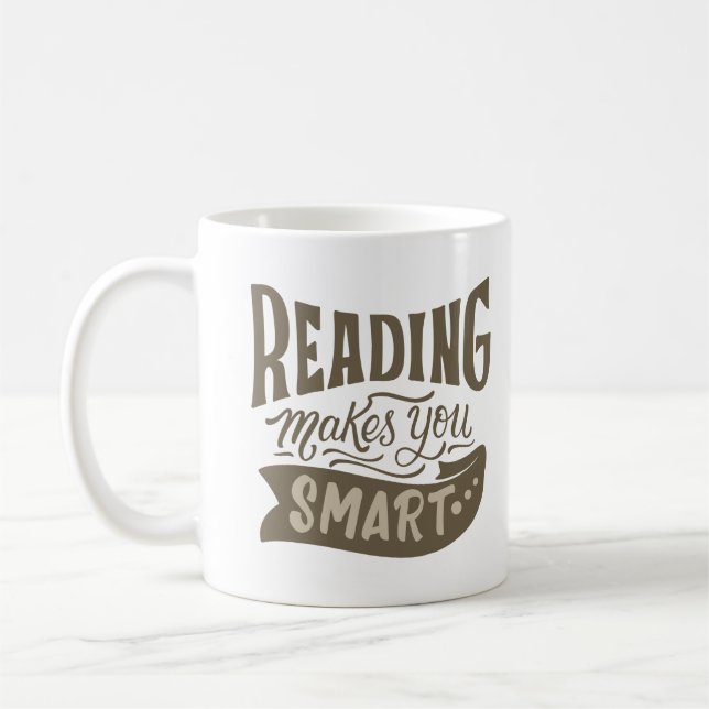MUG LA LECTURE VOUS REND INTELLIGENT (Gauche)