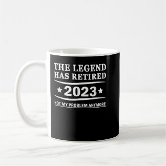 Mug La Légende A Retraité 2023, Hommes & Femmes Retrai