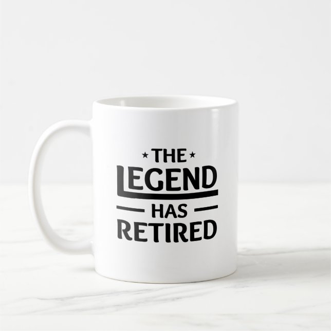 Mug la légende a un cadeau à la retraite pour un ami c (Gauche)