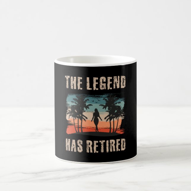 Mug La légende est retraitée, Retraite, Retraité (Centre)
