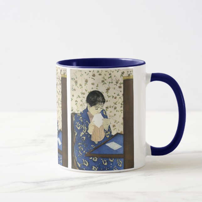 Mug La Lettre de Mary Cassatt, Impressionnisme Vintage (Droite)