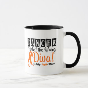 Mug La leucémie a sélectionné la diva fausse v2