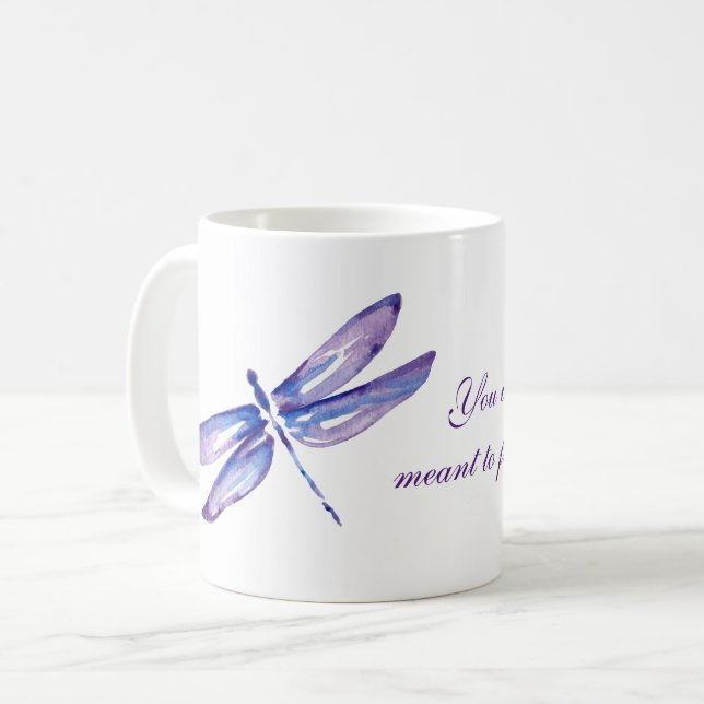Mug La libellule pourpre inspirée attaque les cadeaux (Devant gauche)