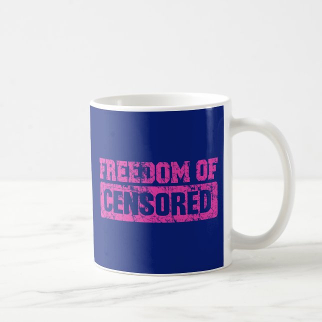 Mug La liberté d'expression peut-être pas si (Droite)