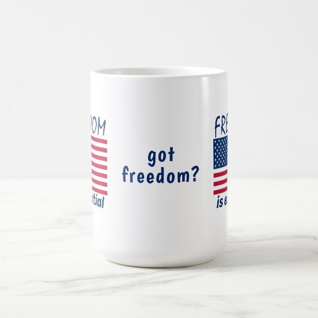 Mug La liberté est essentielle (Centre)