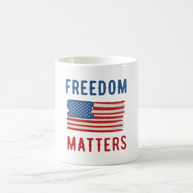 Mug La liberté est importante (Centre)