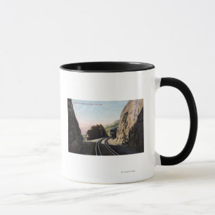 Mug La ligne courte wagon de chemin de fer
