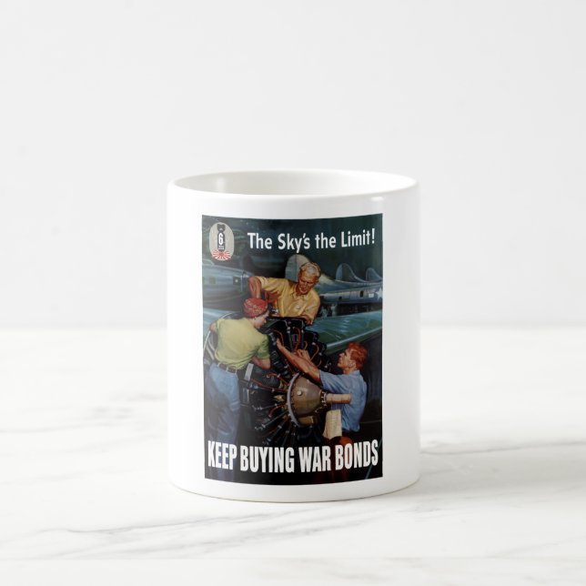 Mug La limite du ciel -- Affiche de 2ÈME GUERRE (Centre)
