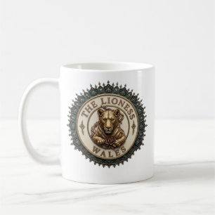 Mug La Lionne. Pays de Galles