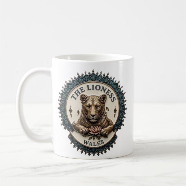 Mug La Lionne. Pays de Galles (Gauche)