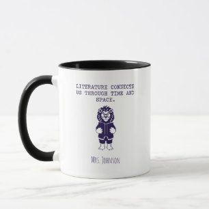 Mug La littérature nous relie temps espace lecture