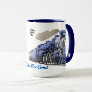 Mug La locomotive à vapeur bleue de comète