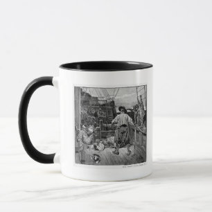 Mug La lune de Thomas a commencé à s'étendre au suj